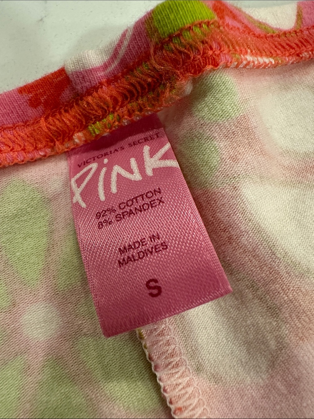 Vintage Pink Victoria’s Secret Floral Cotton Stretch Cheeky Hi Rise Boy Shorts - Picture 2 of 4